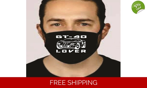 GT-40 Lover Face Mask Washable Reusable Social Distancing
